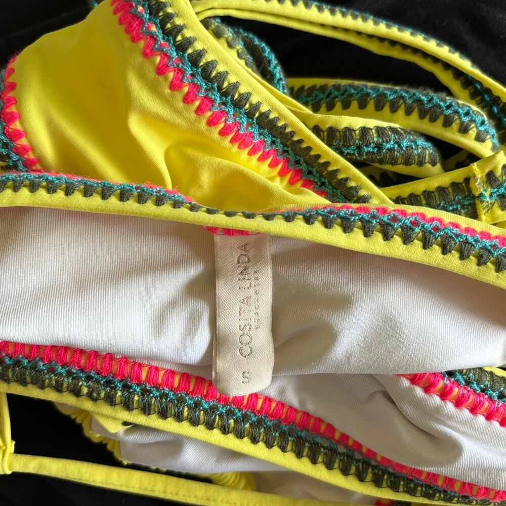 Cosita Linda Yellow Triangle Bikini Set - Picture 3 of 4